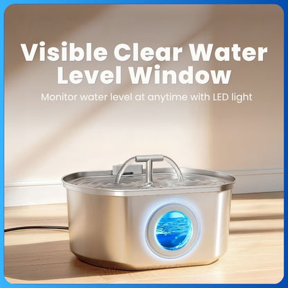 Pura Stainless Steel Water Fountain
