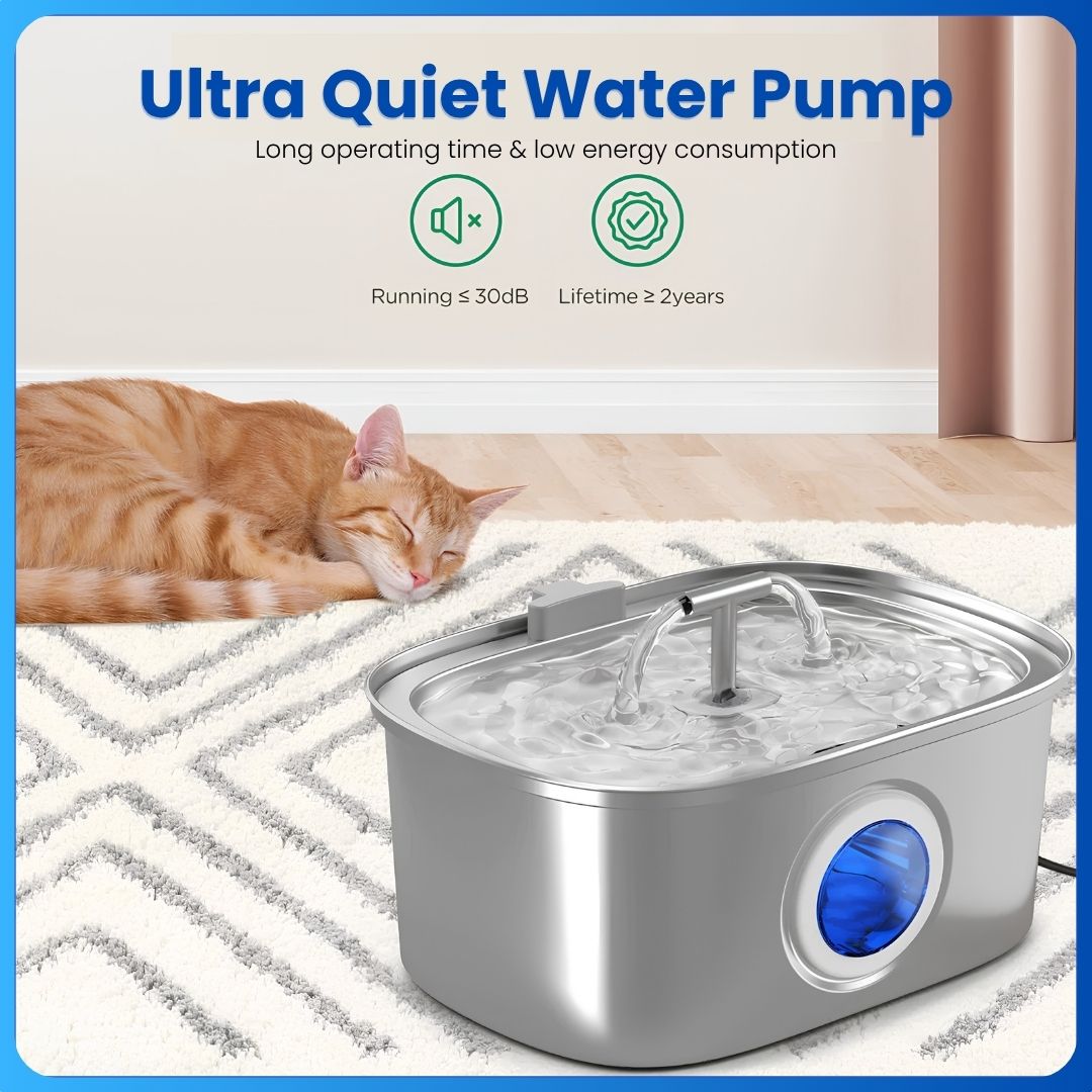 Pura Stainless Steel Water Fountain