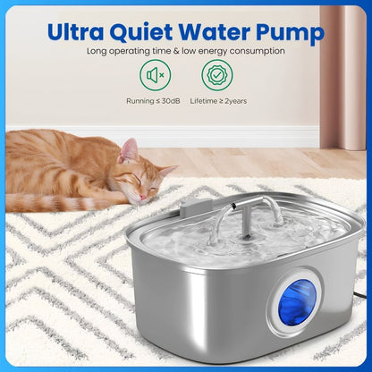 Pura Stainless Steel Water Fountain