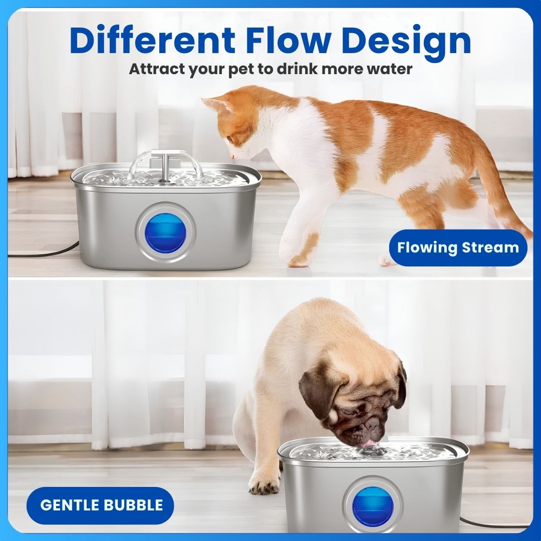 Pura Stainless Steel Water Fountain
