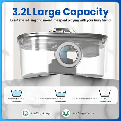 Pura Stainless Steel Water Fountain
